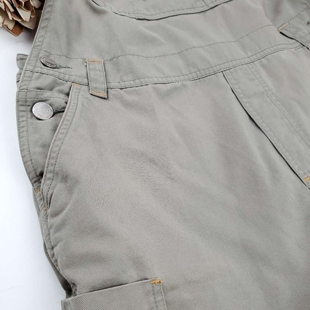 Mickey Unltd Girls Tan Multi Pocket Overall Sz XL - Picture 8 of 11